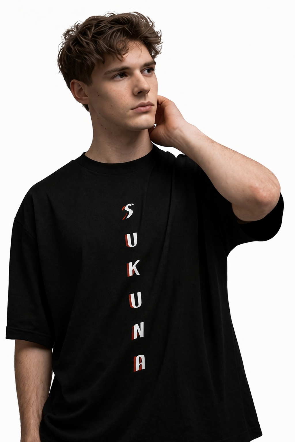 THE RITUAL “SUKUNA WRATH” Oversized Graphic T-Shirt – Black Edition