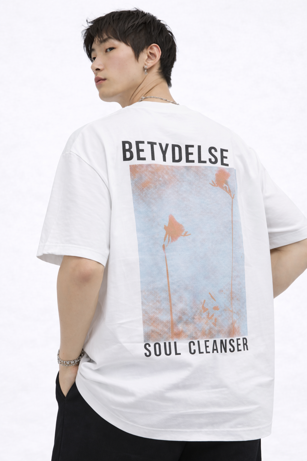 THE RITUAL Soul Cleanser Graphic Oversized T-Shirt – Premium White Streetwear
