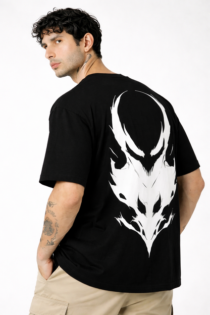 THE RITUAL “VENOM CORE” Oversized Graphic T-Shirt – Black Edition