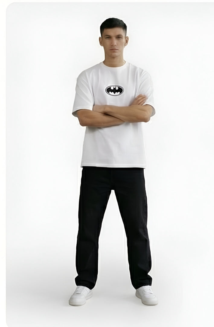 THE RITUAL “Joker Chaos” Comic Oversized T-Shirt – White Edition