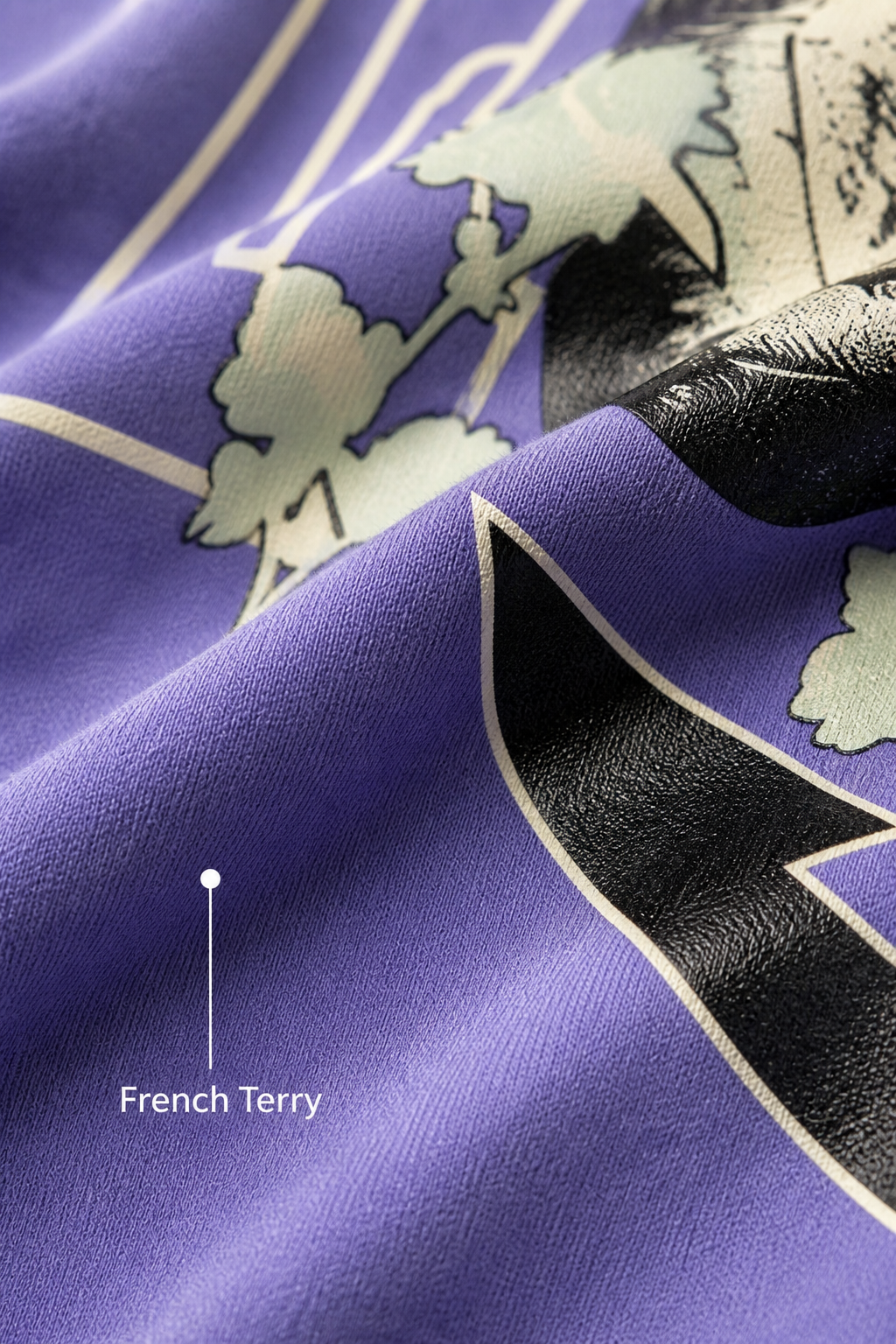 THE RITUAL “From Sky” Cosmic Graphic Oversized T-Shirt – Premium Lavender Streetwear
