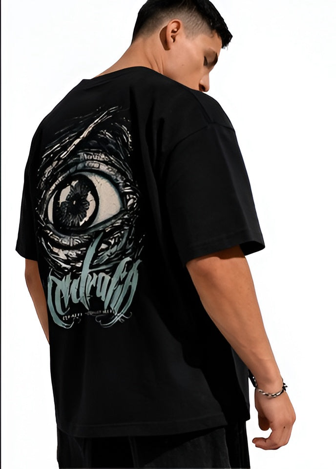 THE RITUAL “I’m Here Duty” Skull Graphic Oversized T-Shirt