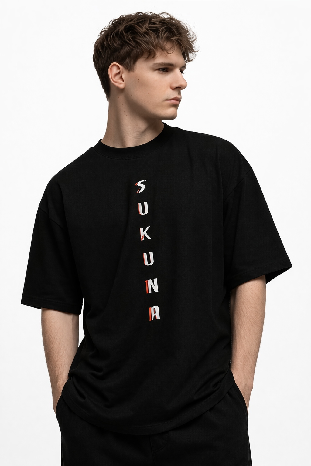 THE RITUAL “SUKUNA WRATH” Oversized Graphic T-Shirt – Black Edition