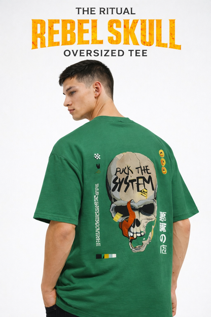 THE RITUAL – Rebel Skull Oversized Tee