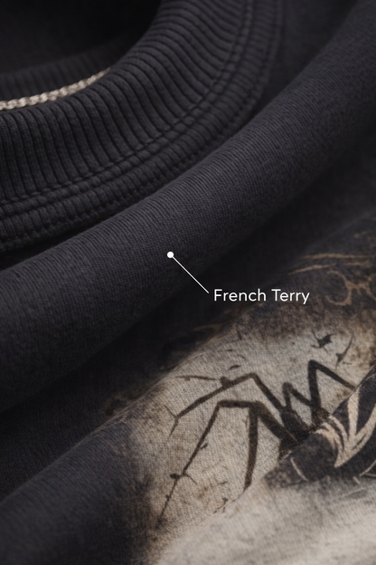 THE RITUAL Core Essential Minimal Oversized T-Shirt – Premium Heavyweight Black Streetwear