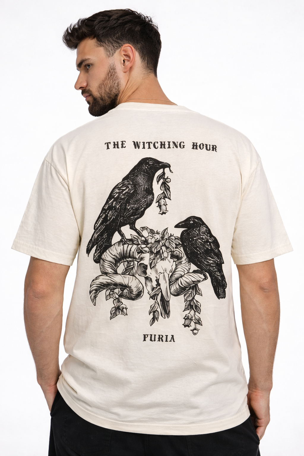 THE RITUAL “Witching Hour Furia” Oversized T-Shirt – Off White Edition