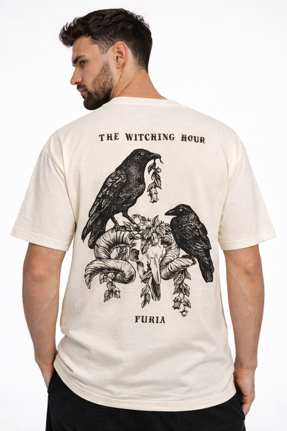 THE RITUAL “Witching Hour Furia” Oversized T-Shirt – Off White Edition