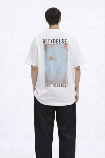 THE RITUAL Soul Cleanser Graphic Oversized T-Shirt – Premium White Streetwear
