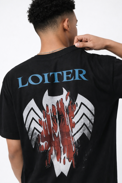 THE RITUAL Loiter Graphic Oversized T-Shirt – Premium Black Streetwear