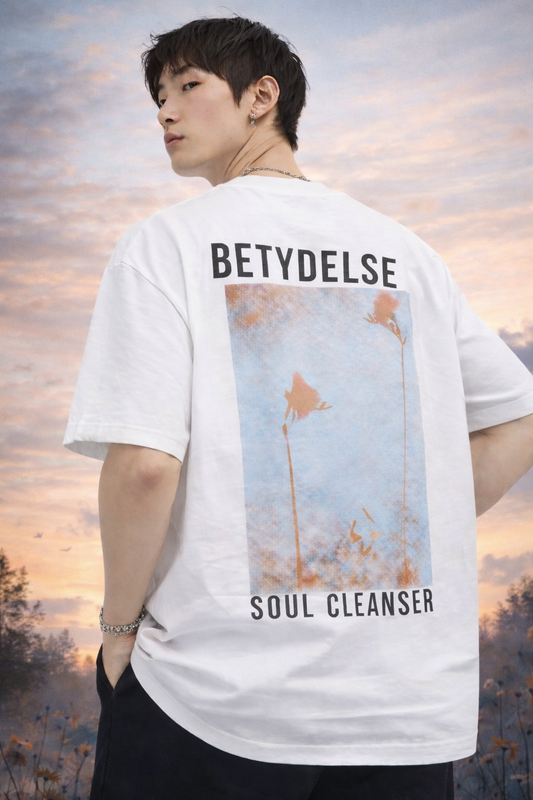 THE RITUAL Soul Cleanser Graphic Oversized T-Shirt – Premium White Streetwear