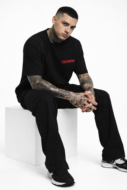 THE RITUAL Escapism Graphic Oversized T-Shirt – Premium Black Streetwear