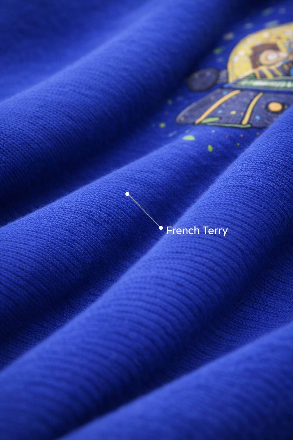 Rick and Morty Spaceship Graphic T-Shirt – Blue Oversized Streetwear Tee