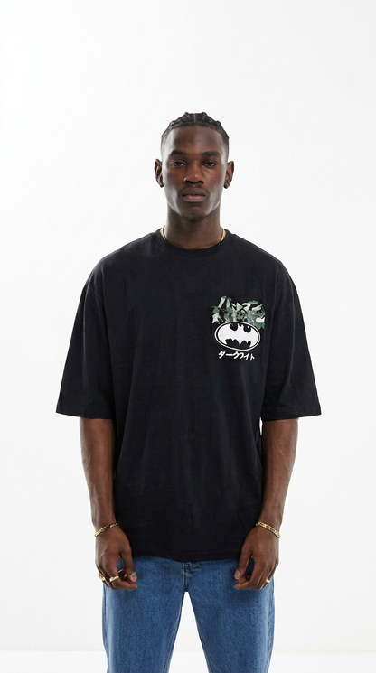 THE RITUAL “Phantom Panel” Oversized Graphic T-Shirt – Black Edition