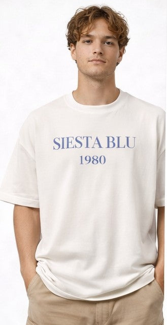 THE RITUAL Residenza Estiva Typography Oversized T-Shirt – Premium Cream Streetwear