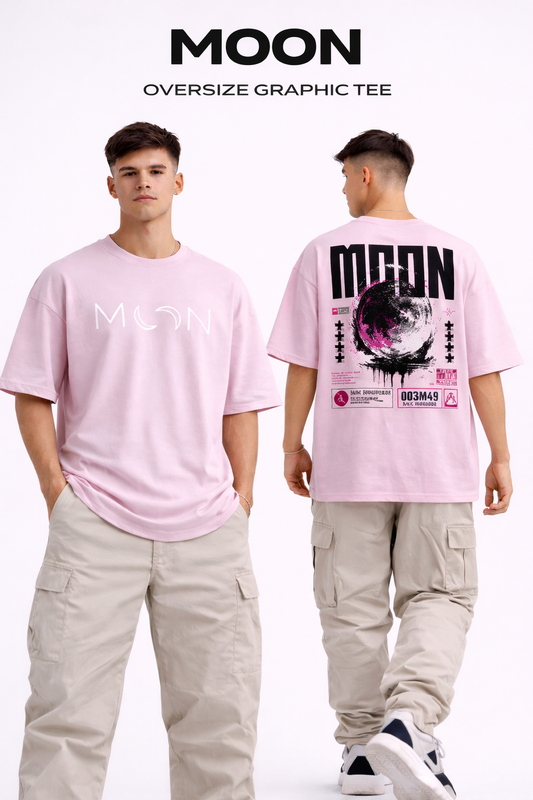 THE RITUAL – MOON Oversized Graphic Tee