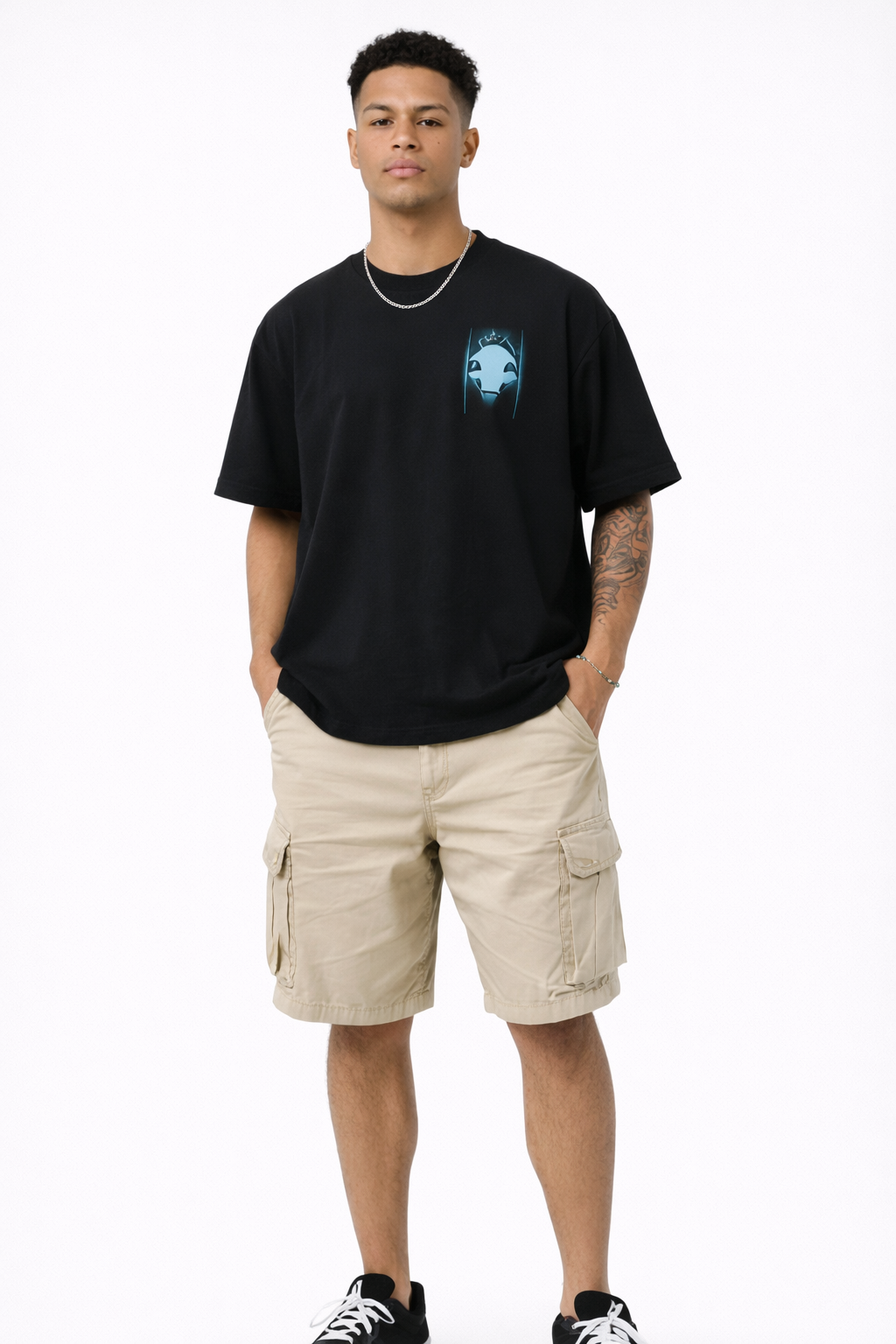 THE RITUAL Loiter Graphic Oversized T-Shirt – Premium Black Streetwear