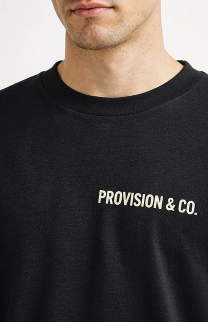 THE RITUAL “Sun & Skull” Graphic Oversized T-Shirt – Premium Black Streetwear
