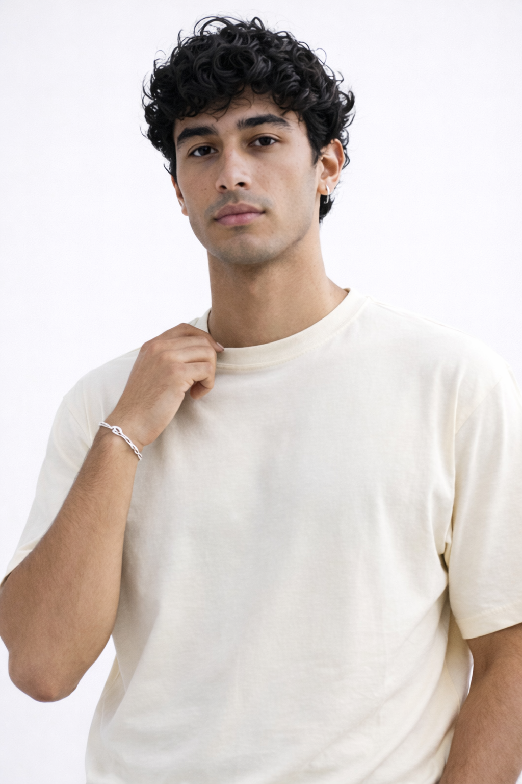 THE RITUAL Be Kind To The Earth Typography Oversized T-Shirt – Premium Cream Streetwear