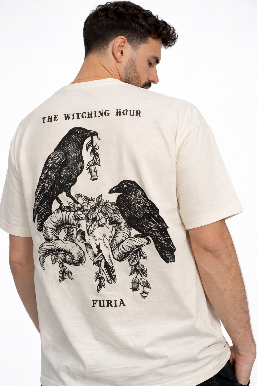 THE RITUAL “Witching Hour Furia” Oversized T-Shirt – Off White Edition