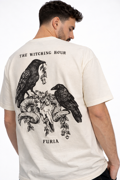 THE RITUAL “Witching Hour Furia” Oversized T-Shirt – Off White Edition
