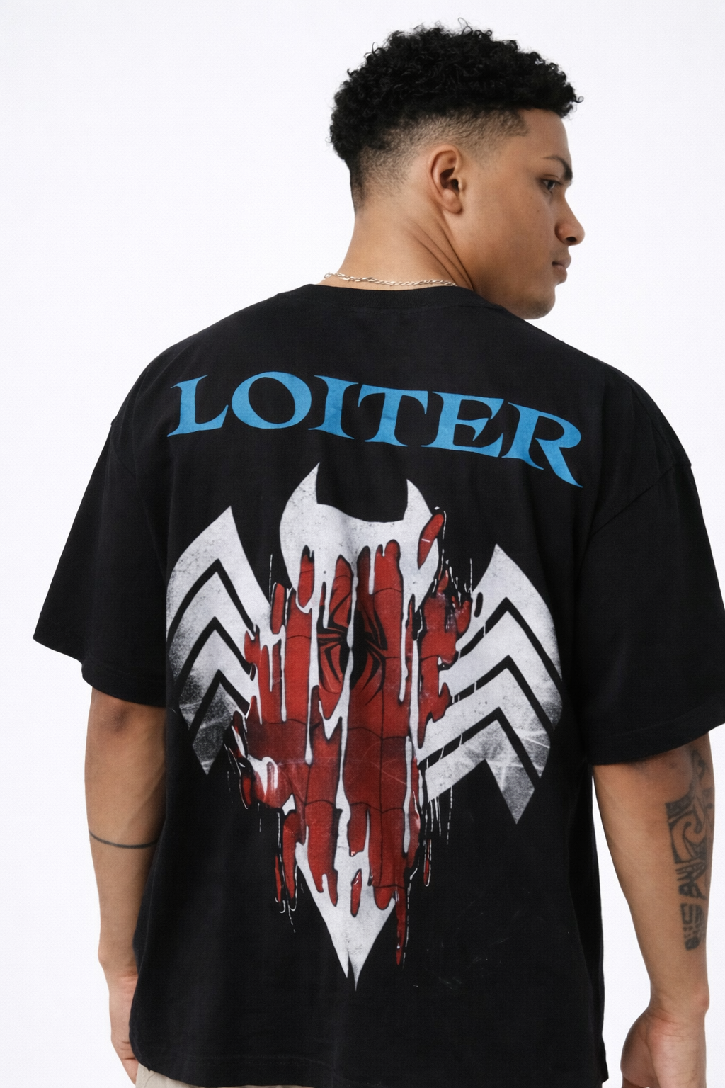 THE RITUAL Loiter Graphic Oversized T-Shirt – Premium Black Streetwear