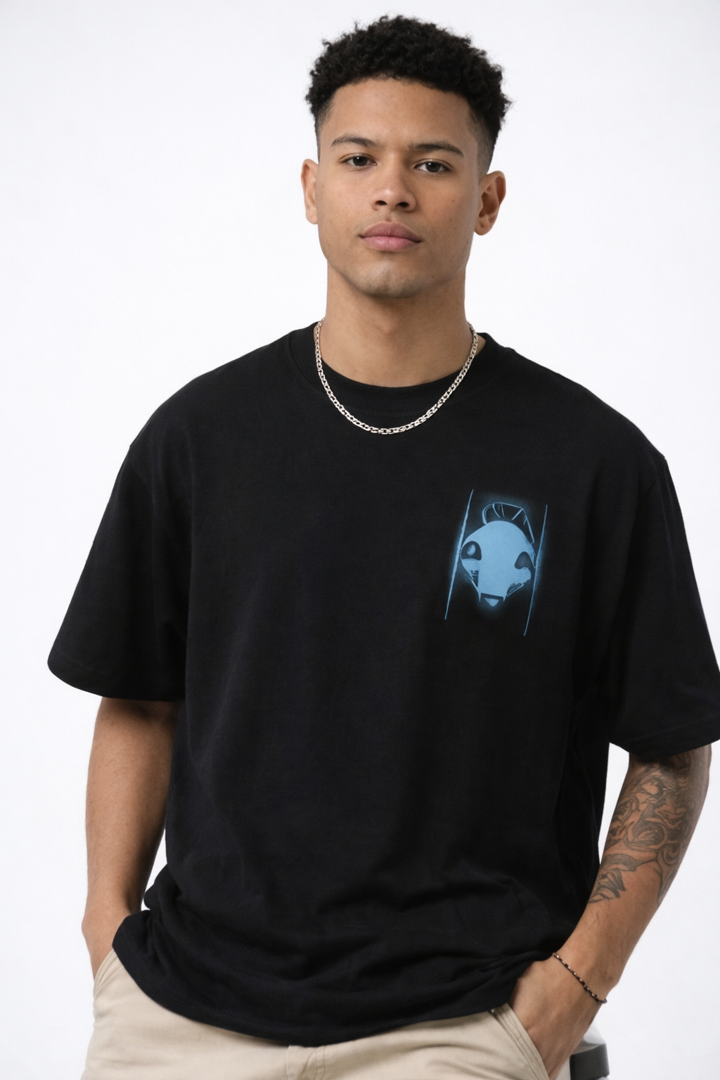 THE RITUAL Loiter Graphic Oversized T-Shirt – Premium Black Streetwear