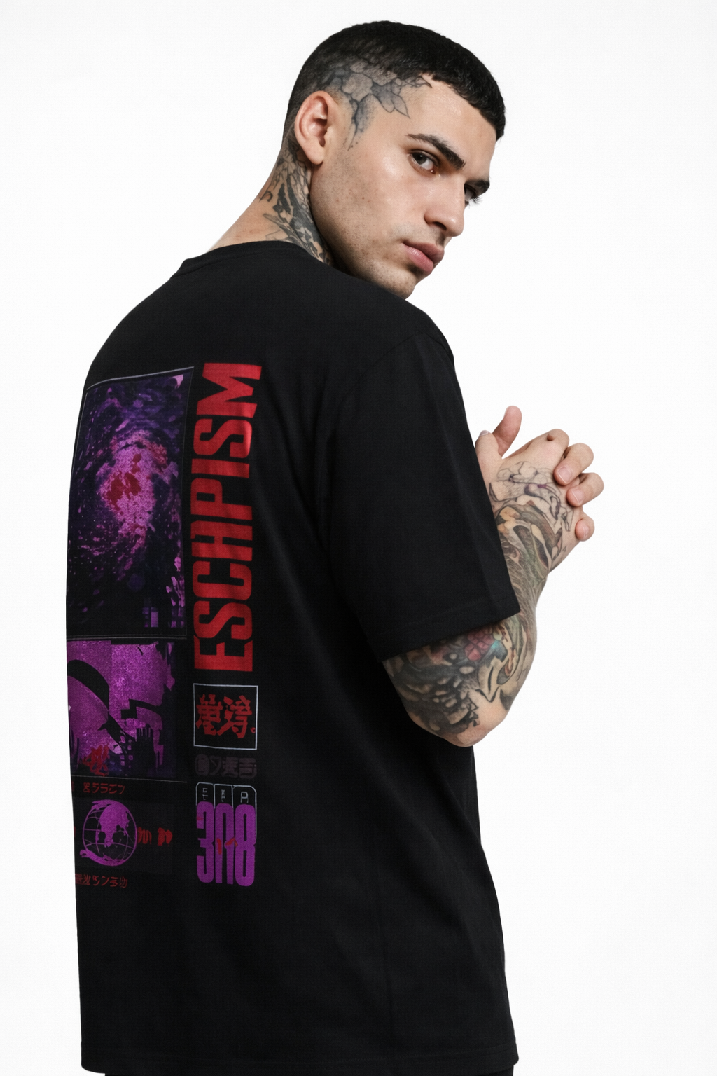 THE RITUAL Escapism Graphic Oversized T-Shirt – Premium Black Streetwear