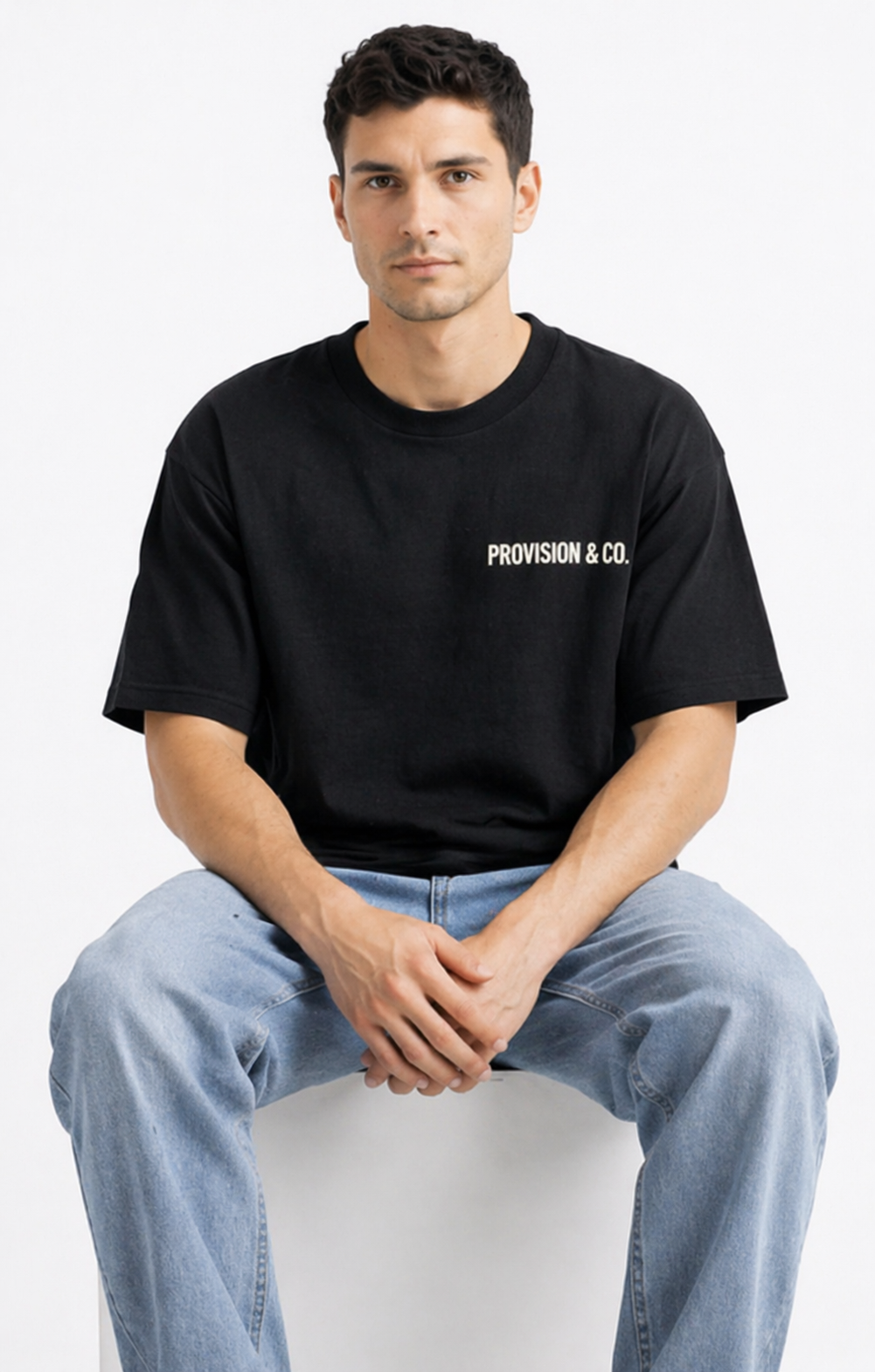 THE RITUAL “Sun & Skull” Graphic Oversized T-Shirt – Premium Black Streetwear