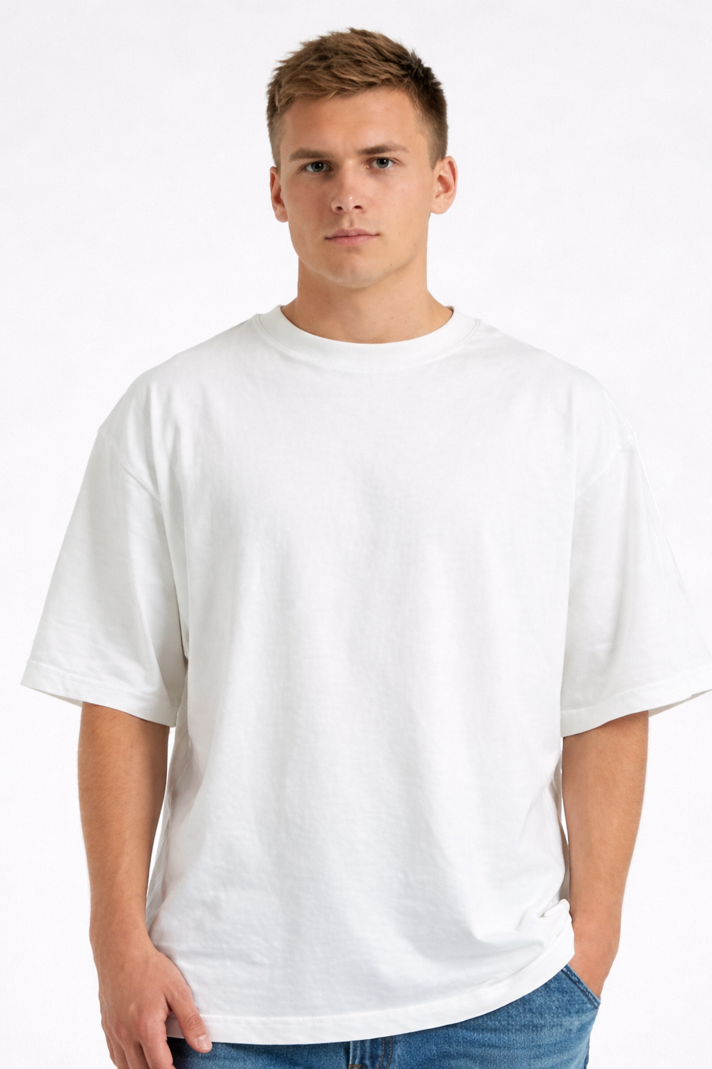 THE RITUAL Greetings Earthlings Graphic Oversized T-Shirt – Premium White Streetwear