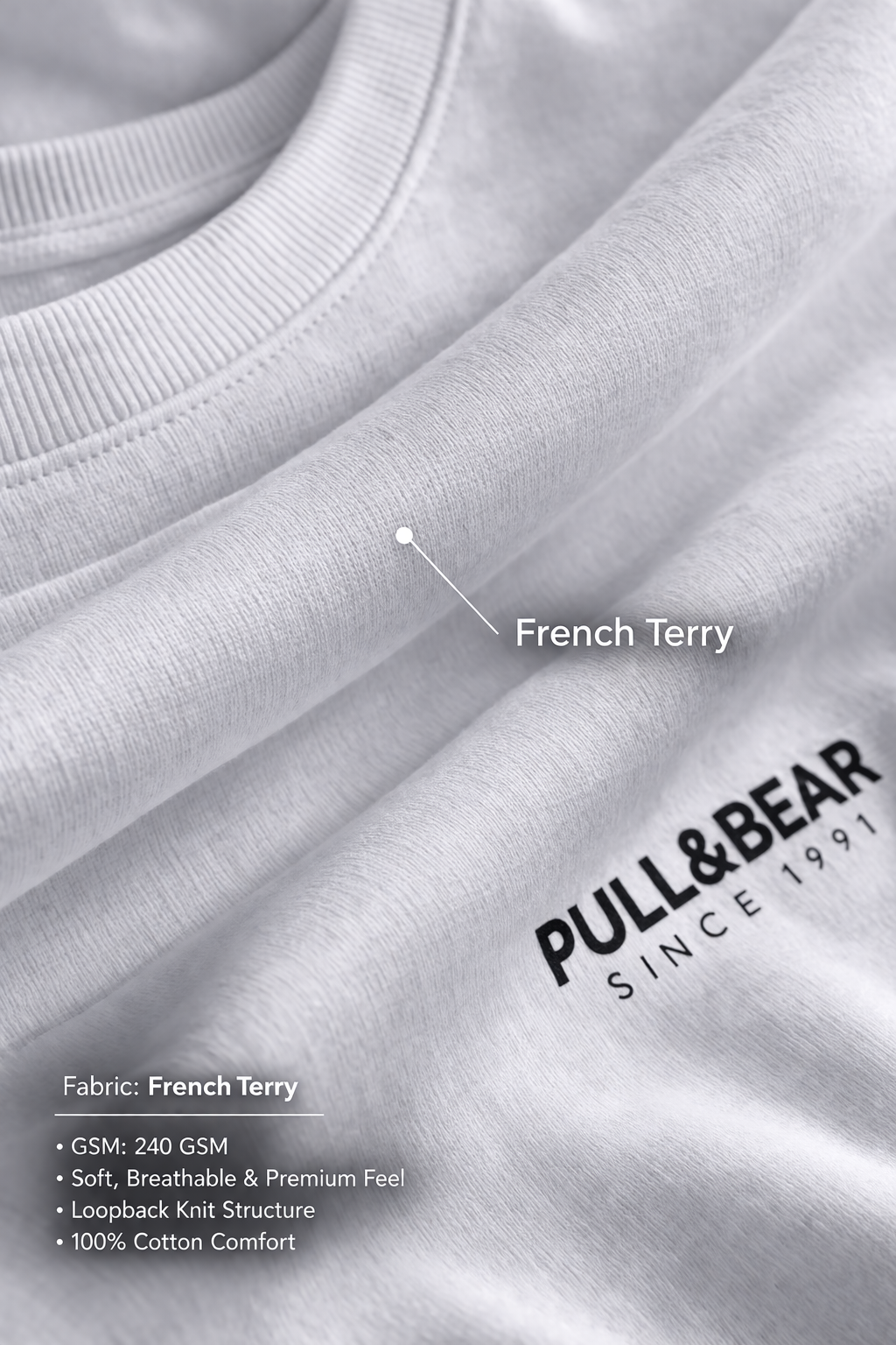 THE RITUAL Clean Code Minimal Typography Oversized T-Shirt – Premium Modern White Streetwear