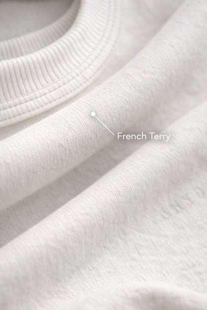 THE RITUAL Be Kind To The Earth Typography Oversized T-Shirt – Premium Cream Streetwear