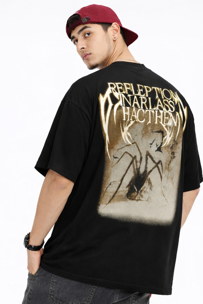 THE RITUAL Core Essential Minimal Oversized T-Shirt – Premium Heavyweight Black Streetwear